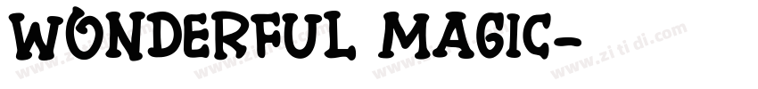 Wonderful Magic字体转换